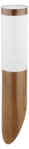Globo 3157W BOSTON - Venkovní nástěnné svítidlo v imitaci dřeva 1 x E27, IP44 (Venkovní nástěnné svítidlo v dřevěné barvě)