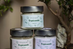 Tropikalia Svíčka Tropicandle - Lime, Basil & Mandarin