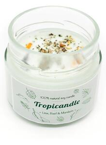 Tropikalia Svíčka Tropicandle - Lime, Basil & Mandarin