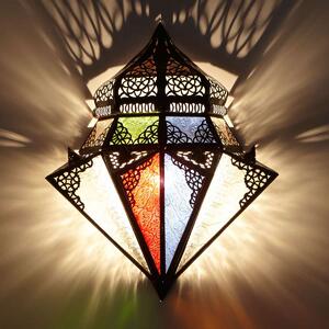 Orientální nástěnná lampa Jawhara barevná