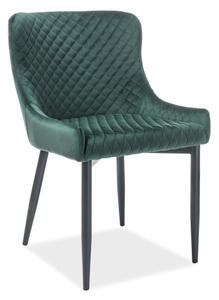 Jídelní židle COLIN B Velvet Barva: Zelená