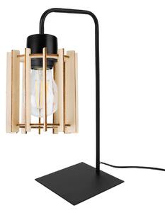 Stolní lampa TIMBER 7, 1x dřevěné stínítko