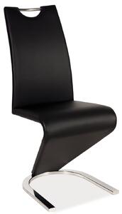 Jídelní židle Hugo (ekokůže černá). 761460