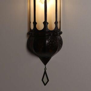 Marocká nástěnná lampa Ruya transparentní