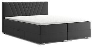 Kontinentální postel dvoulůžko BOXSPRING ERNI + topper v ceně | 180x200 | VÝBĚR TKANIN