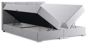 Kontinentální postel dvoulůžko BOXSPRING ARDEN + topper v ceně | 140x200 | VÝBĚR TKANIN