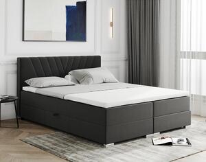 Kontinentální postel dvoulůžko BOXSPRING ERNI + topper v ceně | 140x200 | VÝBĚR TKANIN