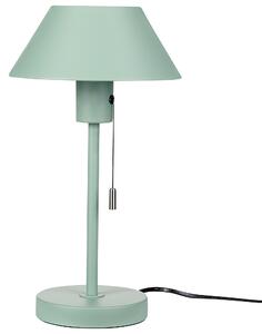 Kovová stolní lampa světle zelená CAPARO