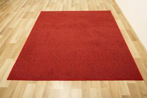 Metrážový koberec Stockholm 35 červený / černý