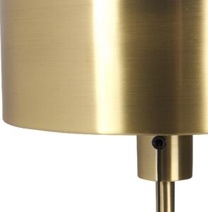 Kovová stolní lampa s USB portem zlatá ARIPO