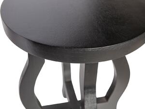 Černý Dřevěný odkládací stolek Camber 50 × 36 × 36 cm BEPUREHOME