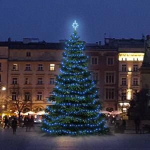 DECOLED LED světelná sada na stromy vysoké 9-11 m, modrá