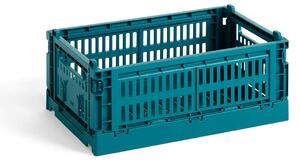 HAY DESIGN Úložný box Colour Crate Small "Ocean Green" HAY