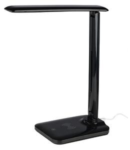 ACA Lighting stolní lampa LED 5W černá CCT 320LM dotykový spínač plus bezdrátové/USB nabíjení FUTUR2 SF27LEDBK