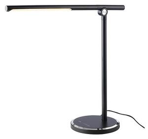 ACA Lighting stolní lampa LED 7W černá CCT 300LM stmívatelná plus dotykový spínač plus USB nabíjení DEGAS SF1816LEDB