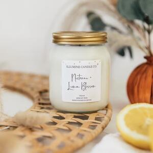 Illumine Candle Co. Sójová Vonná Svíčka - Nectarine & Lemon Blossom