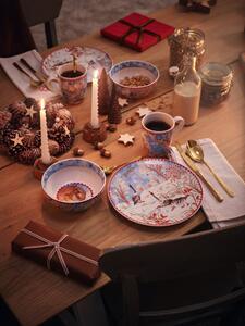 Vánoční talíř / tác na cukroví ve tvaru hvězdy, Štědrý večer, Ø 24 cm Rosenthal (Štědrý večer Renáta Fučíková)