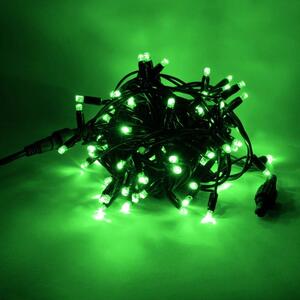 DECOLED LED světelný řetěz, 5 m, zelená, 50 diod, IP67, Easy Fix