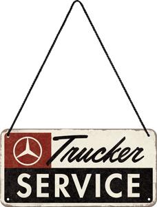 Nostalgic Art Plechová Cedule Mercedes Benz Trucker Service