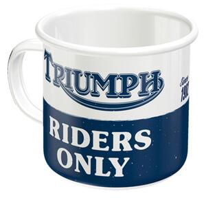 Nostalgic Art Plechový Hrnek Triumph Riders Only