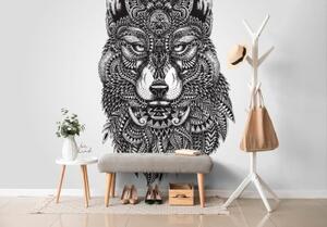 Tapeta samotářský vlk - 300x200 cm