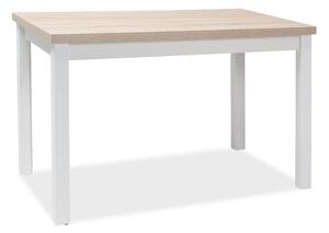 Jídelní stůl ADAM | 100 x 60 cm Barva: dub lancelot / bílý mat