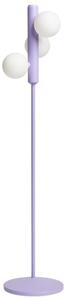 FEST Amsterdam Fialová kovová stojací lampa Kaktee 137 cm