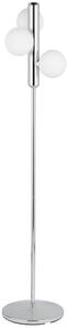 FEST Amsterdam Stříbrná kovová stojací lampa Kaktee 137 cm