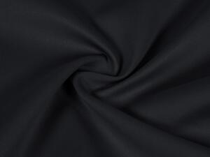 Biante Velký dekorační oválný ubrus BKS-410 Černý 160x220 cm