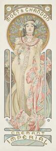 Mucha, Alphonse Marie - Obrazová reprodukce Moet & Chandon Dry Imperial, (22.3 x 60 cm)