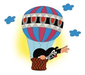 DoDo Lampička Krtek v balónu NL25 28x38x8 cm