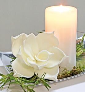 Gilde Dekorační růže, bílá, Ø 10 cm