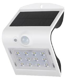 ACA Lighting SMART solární svítidlo se senzorem SMD LED nástěnné bílá 2W 220Lm 4000K IP65 90d PAPILLON2W