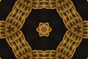 Tapeta zajímavá zlatá Mandala - 150x100 cm