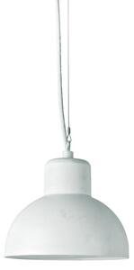 ACA Lighting venkovní závěsné svítidlo BERO písková bílá 1XE27 MAX.10W LED IP44 s opálovým difuzorem BERO1PWH