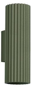 Sollux SL.1657 - Nástěnné svítidlo KARBON 2xGU10/10W/230V zelená