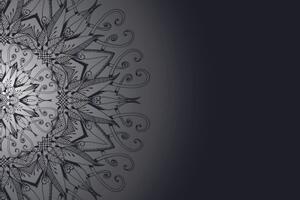 Tapeta Mandala v tmavém provedení - 300x200 cm