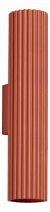 Sollux SL.1634 - Nástěnné svítidlo KARBON 2xGU10/10W/230V červená