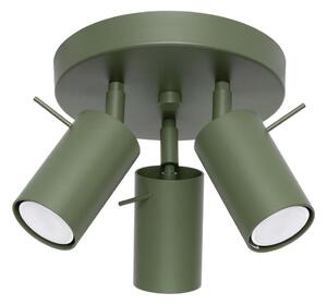 Sollux SL.1503 - Bodové svítidlo RING 3xGU10/10W/230V zelená
