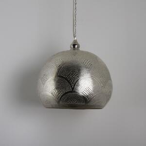 Luxusní stříbrná lampa Samak D30