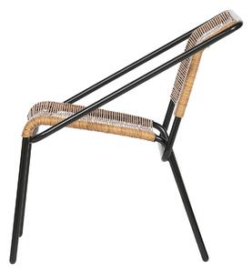 Hnědá Židle s opěrkami Wisp 68 × 60 × 64 cm BEPUREHOME