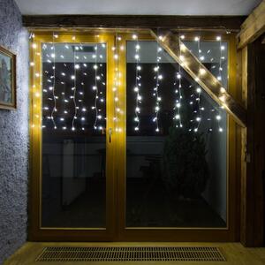 DECOLED LED světelná záclona HOBBY LINE, 2x1m, ledově bílá, 100 diod, pouze do interiéru