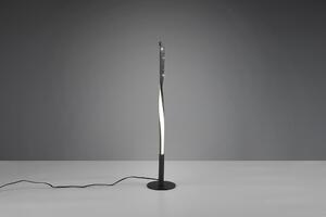 Trio Leuchten R52811032 SPIN - Stolní LED lampička stmívatelná dotykem na senzor, LED 5W, 3000K, 50cm (Moderní stolní LED lampa v černé barvě)