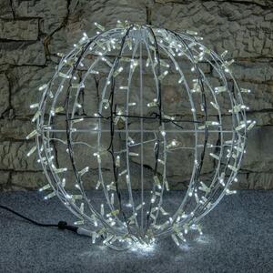 DECOLED LED světelná koule, ledově bílá, pr. 80 cm