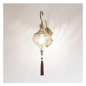Ideal Lux - Nástěnná lampa HAREM 1xE27/42W/230V mosaz