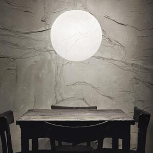 Ideal Lux - Lustr na lanku CARTA 1xE27/25W/230V pr. 30 cm bílá
