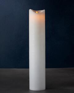 SIRIUS Vosková LED svíčka Sara exclusive, 50 cm, bílá