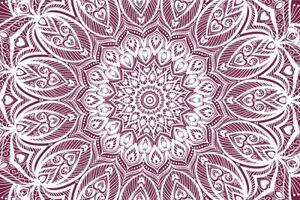 Tapeta Mandala harmonie na růžovém pozadí - 150x100 cm