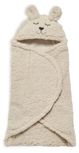 Jollein - Zavinovačka fleece Králíček 100x105 cm Nougat