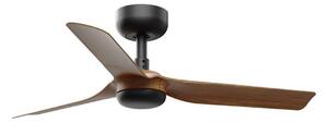 FARO 33823WT - Stropní ventilátor MINI PUNT S hnědá/černá pr. 90 cm WT + DO